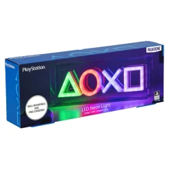 Paladone Products Regalos Y Coleccionismo Para Gamers - Cosas De Videojuegos Míticos^Lámpara LED Estilo Neón Símbolos PlayStation