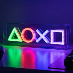 Paladone Products Regalos Y Coleccionismo Para Gamers - Cosas De Videojuegos Míticos^Lámpara LED Estilo Neón Símbolos PlayStation