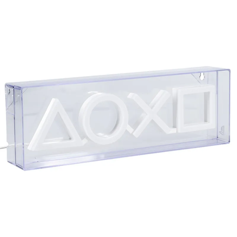 Paladone Products Regalos Y Coleccionismo Para Gamers - Cosas De Videojuegos Míticos^Lámpara LED Estilo Neón Símbolos PlayStation