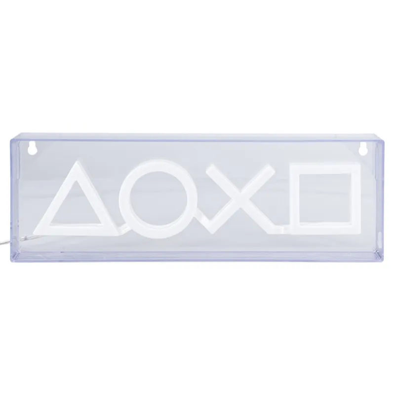 Paladone Products Regalos Y Coleccionismo Para Gamers - Cosas De Videojuegos Míticos^Lámpara LED Estilo Neón Símbolos PlayStation