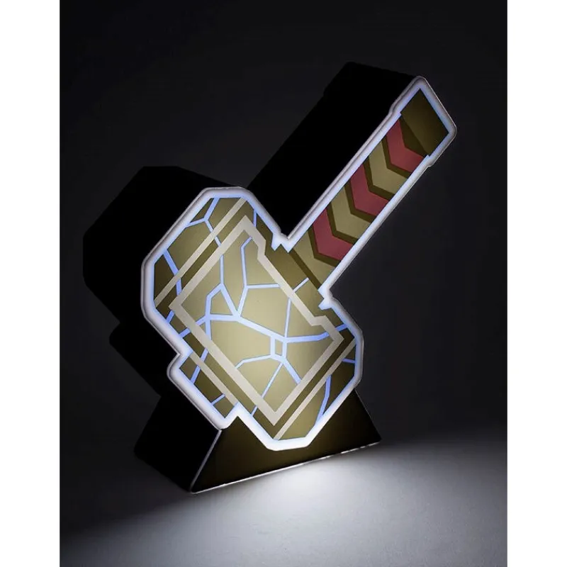 Paladone Products Superhéroes Marvel|Más Regalos De Marvel^Lámpara Marvel martillo Thor 18 cm