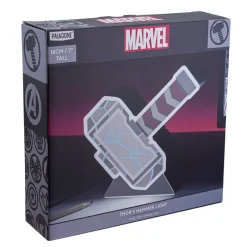 Paladone Products Superhéroes Marvel|Más Regalos De Marvel^Lámpara Marvel martillo Thor 18 cm