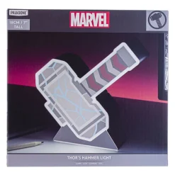Paladone Products Superhéroes Marvel|Más Regalos De Marvel^Lámpara Marvel martillo Thor 18 cm