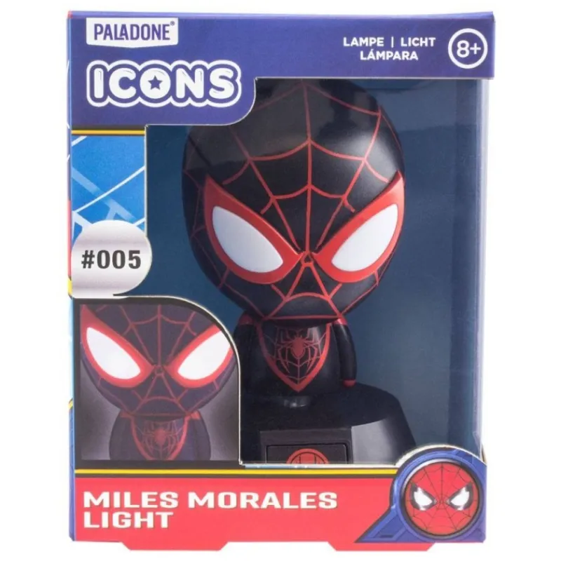 Paladone Products Superhéroes Marvel|Marvel Hogar^Lámpara Miles Morales Spider-Man 10 cm - Marvel