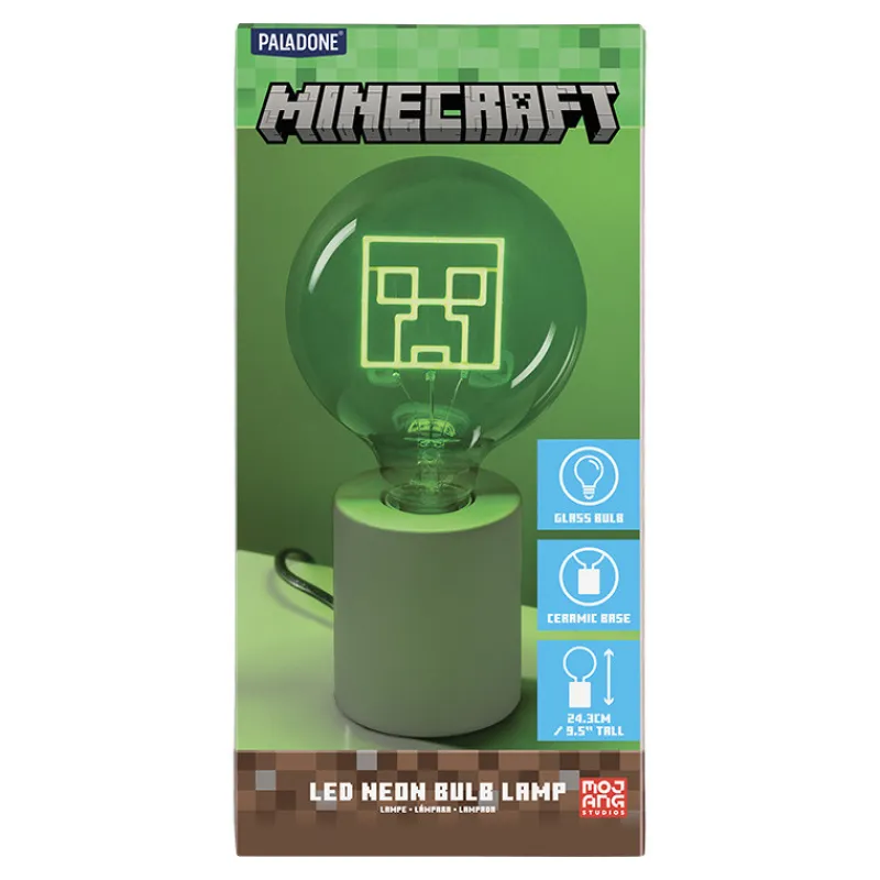 Discount Lámpara Minecraft Creeper Led Neon E27 Minecraft|Regalos Y Coleccionismo Para Gamers - Cosas De Videojuegos Míticos