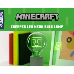 Discount Lámpara Minecraft Creeper Led Neon E27 Minecraft|Regalos Y Coleccionismo Para Gamers - Cosas De Videojuegos Míticos