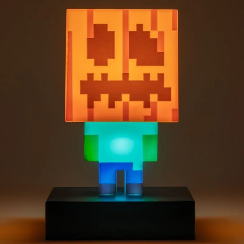 Paladone Products Minecraft^Lámpara Minecraft Zombie Jack O Lantern 12 cm