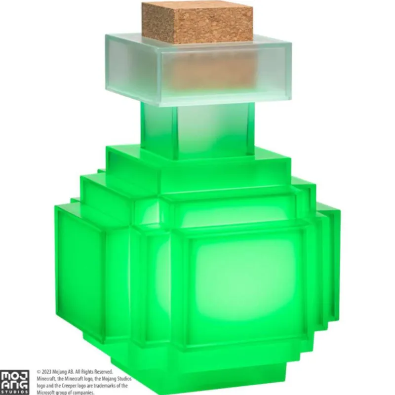 The Noble Collection Minecraft|Regalos Y Coleccionismo Para Gamers - Cosas De Videojuegos Míticos^Lámpara Poción luminosa Minecraft Réplica coleccionista