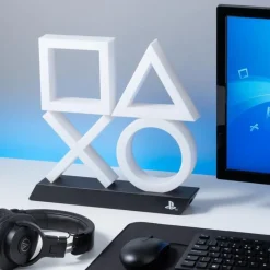 Paladone Products Regalos Y Coleccionismo Para Gamers - Cosas De Videojuegos Míticos^Lámpara Simbolos de Playstation XL PS5