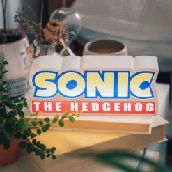 New Lámpara Sonic 3D logo Regalos Y Coleccionismo Para Gamers - Cosas De Videojuegos Míticos|Hogar Super Mario