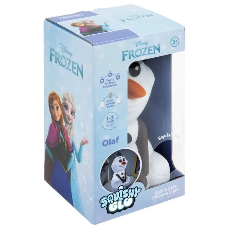 Paladone Products Películas Y Personajes De Disney ·Frozen Y Olaf^Lámpara Squishy Glo Olaf 15 cm Frozen: El Reino del Hielo