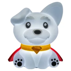 New Lámpara Squishy Glo Superman Krypto 17 cm Regalos De Superhéroes Dc