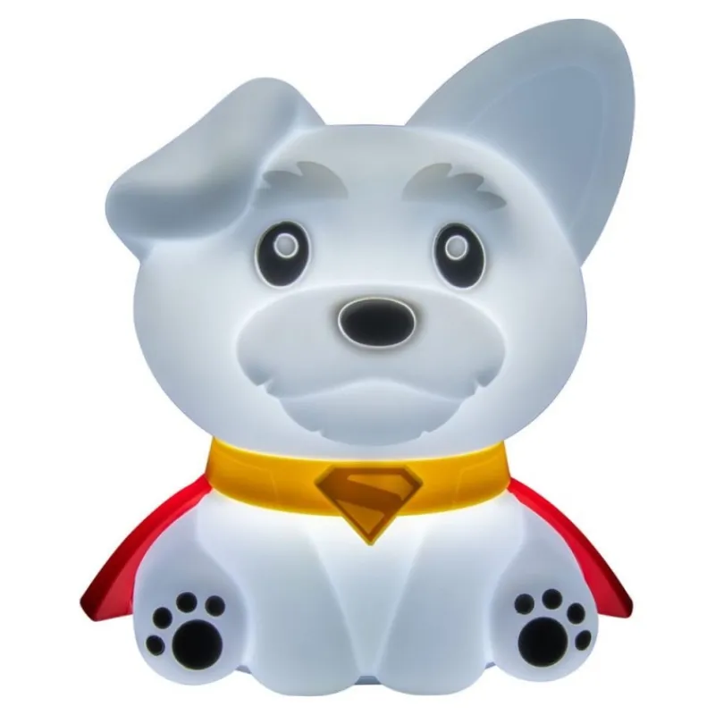 New Lámpara Squishy Glo Superman Krypto 17 cm Regalos De Superhéroes Dc