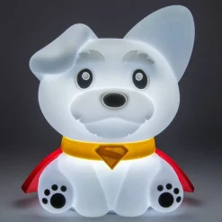 New Lámpara Squishy Glo Superman Krypto 17 cm Regalos De Superhéroes Dc