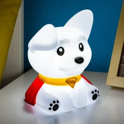 New Lámpara Squishy Glo Superman Krypto 17 cm Regalos De Superhéroes Dc