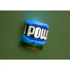 Paladone Products Huchas, Lámparas Y Tazas Kids |Regalos Y Coleccionismo Para Gamers - Cosas De Videojuegos Míticos^Lámpara Super Mario Bloque POW