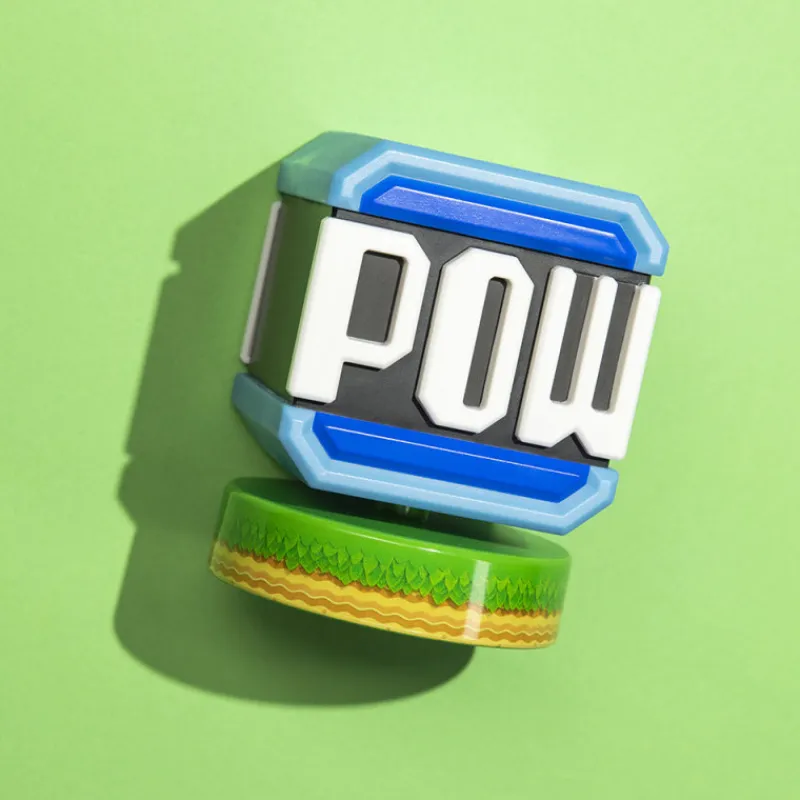 Paladone Products Huchas, Lámparas Y Tazas Kids |Regalos Y Coleccionismo Para Gamers - Cosas De Videojuegos Míticos^Lámpara Super Mario Bloque POW