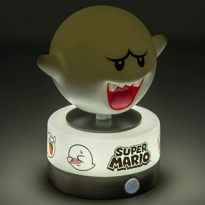 Discount Lámpara Super Mario Boo con sonido y licencia oficial Más Regalos De Super Mario |Hogar Super Mario
