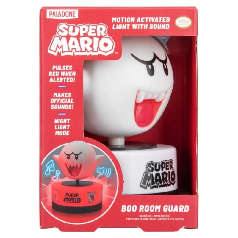 Discount Lámpara Super Mario Boo con sonido y licencia oficial Más Regalos De Super Mario |Hogar Super Mario