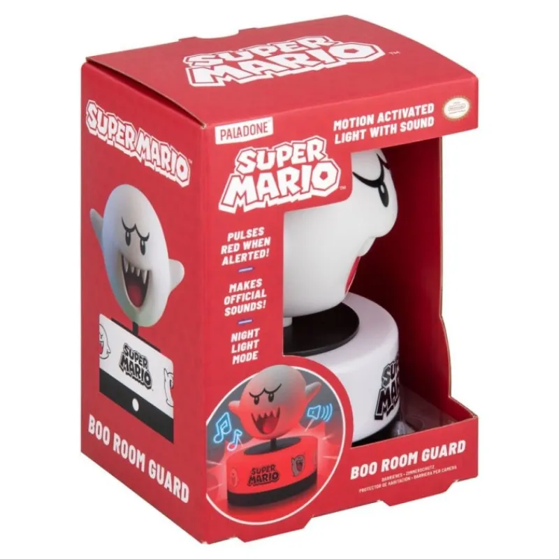 Discount Lámpara Super Mario Boo con sonido y licencia oficial Más Regalos De Super Mario |Hogar Super Mario