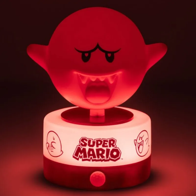 Discount Lámpara Super Mario Boo con sonido y licencia oficial Más Regalos De Super Mario |Hogar Super Mario
