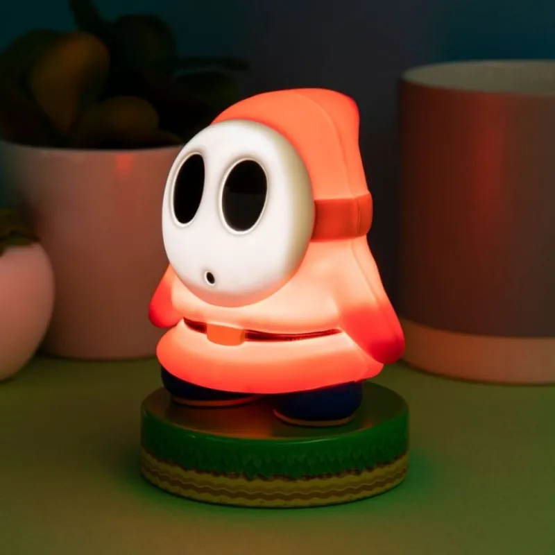 Discount Lámpara Super Mario Shy Guy 11 cm - Licencia Oficial Más Regalos De Super Mario |Hogar Super Mario