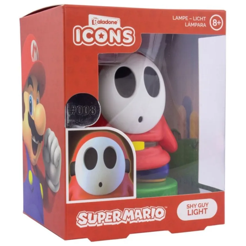 Discount Lámpara Super Mario Shy Guy 11 cm - Licencia Oficial Más Regalos De Super Mario |Hogar Super Mario