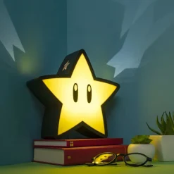 Paladone Products Regalos Y Coleccionismo Para Gamers - Cosas De Videojuegos Míticos|Hogar Super Mario^Lámpara Super Mario Súper Star