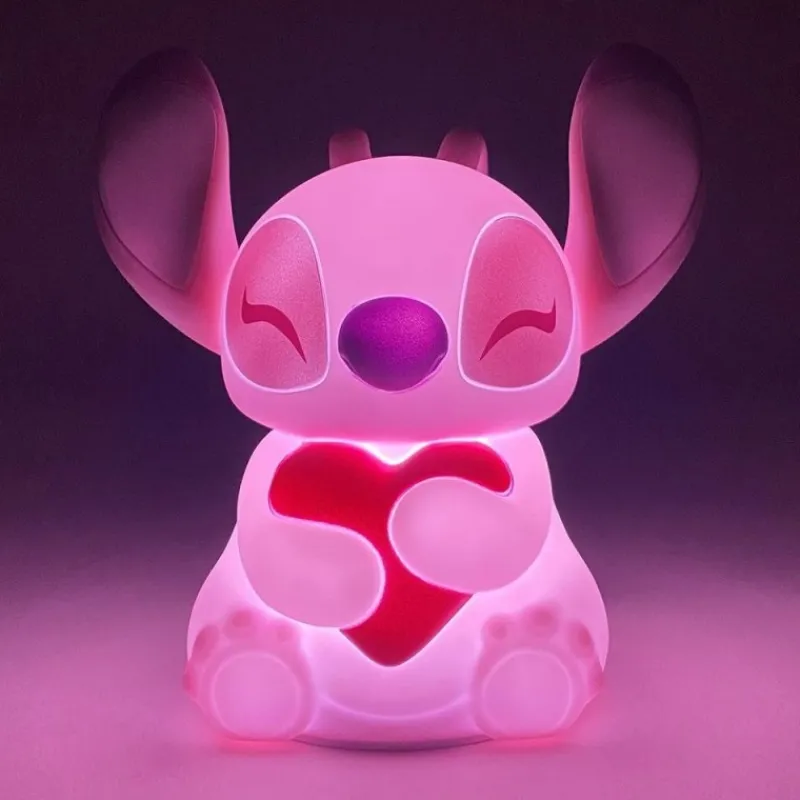 Enesco Películas Y Personajes De Disney ·Lilo Y Stitch|Figuras Disney De Colección ^Lámpara Táctil Disney Angel de