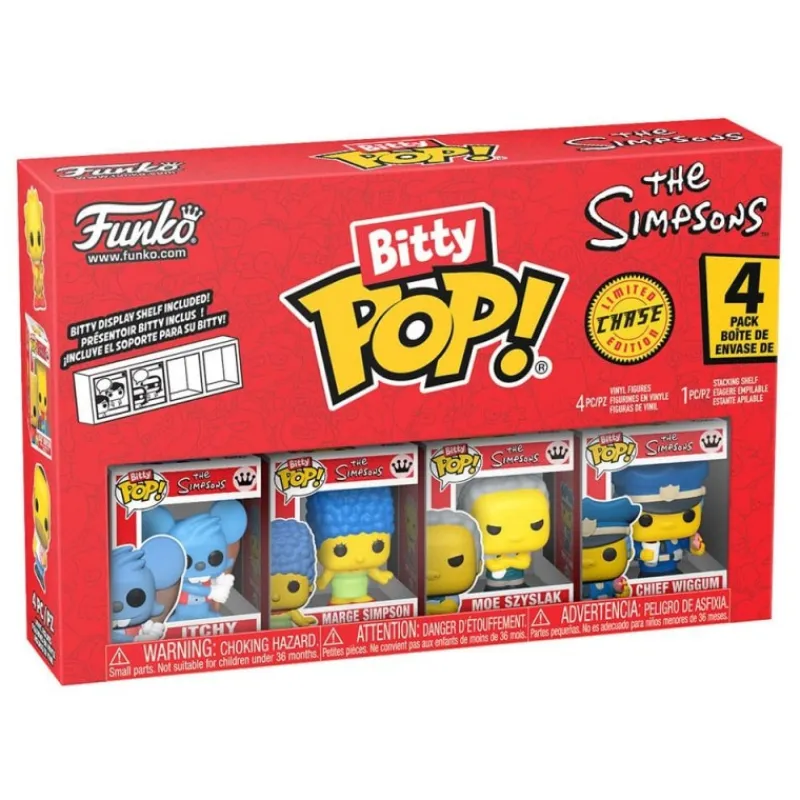 Funko Simpsons Y Futurama^Los Simpson Pack de 4 Figuras Bitty POP! Vinyl Series 2