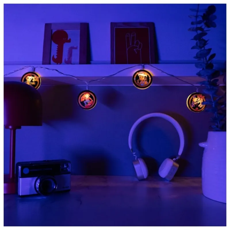 Fizz Creations Stranger Things^Luces de Hadas Stranger Things con Personajes - 2,70 m USB