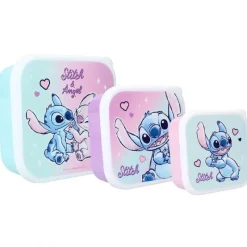 New Lunch box (3 en 1) Stitch et Angel - Lilo y Stitch Películas Y Personajes De Disney ·Lilo Y Stitch|Regalos Stitch Baratos
