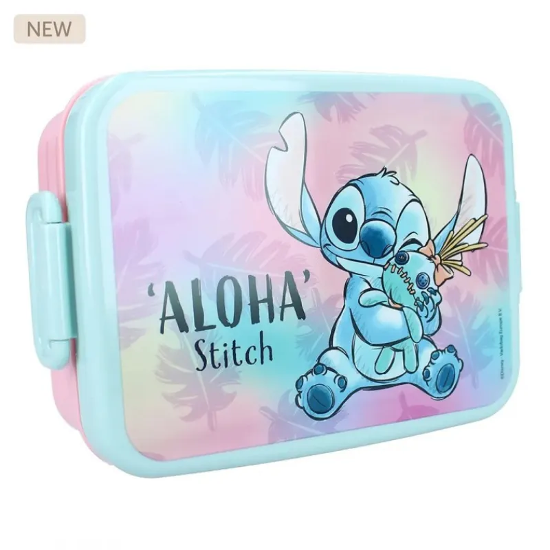 Otros Fabricantes Películas Y Personajes De Disney ·Lilo Y Stitch^Lunch Box Stitch Aloha - Lilo y Stitch, Medidas: 18,8cm X 12,8cm X 6,3cm