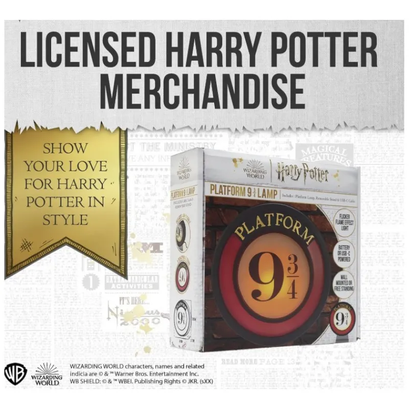 Clearance Luz de Pared y Escritorio - Plataforma 9 3/4 Harry Potter Hogar