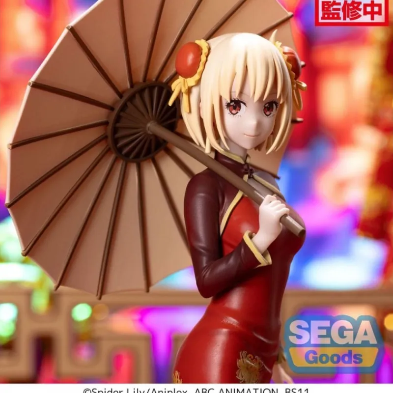 Best Lycoris Recoil Estatua Luminasta PVC Chisato Nishikigi Estilo Chino Figuras