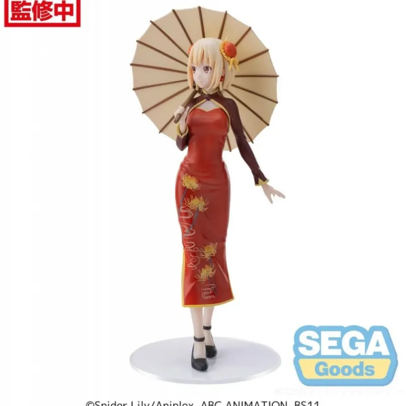 Best Lycoris Recoil Estatua Luminasta PVC Chisato Nishikigi Estilo Chino Figuras
