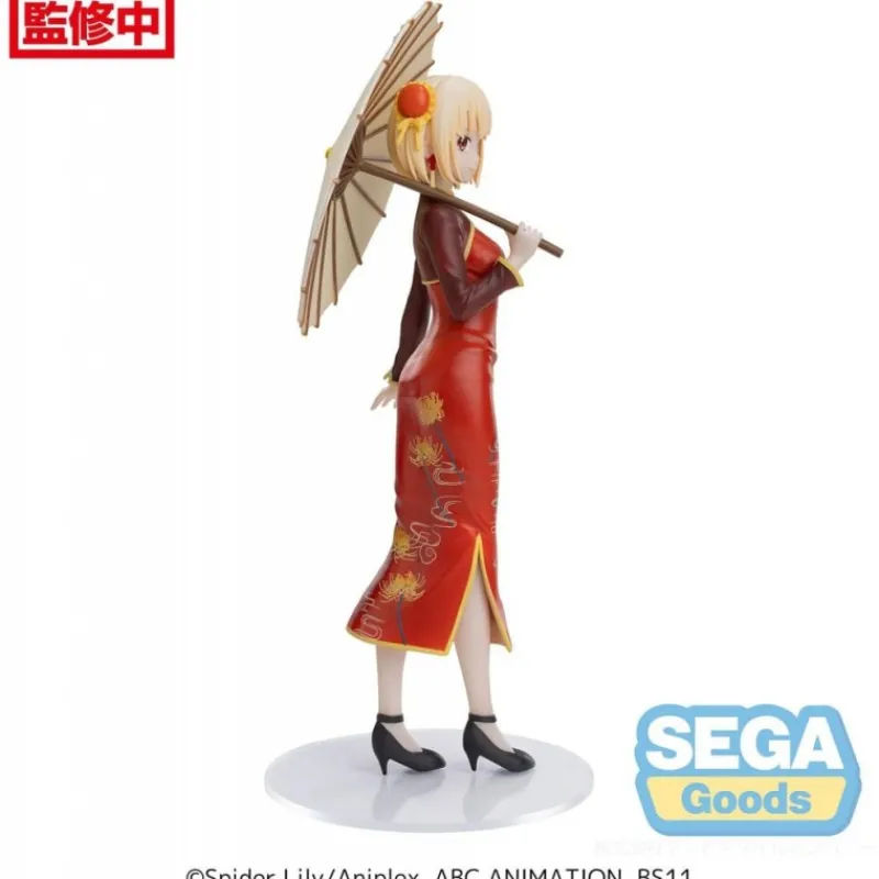 Best Lycoris Recoil Estatua Luminasta PVC Chisato Nishikigi Estilo Chino Figuras