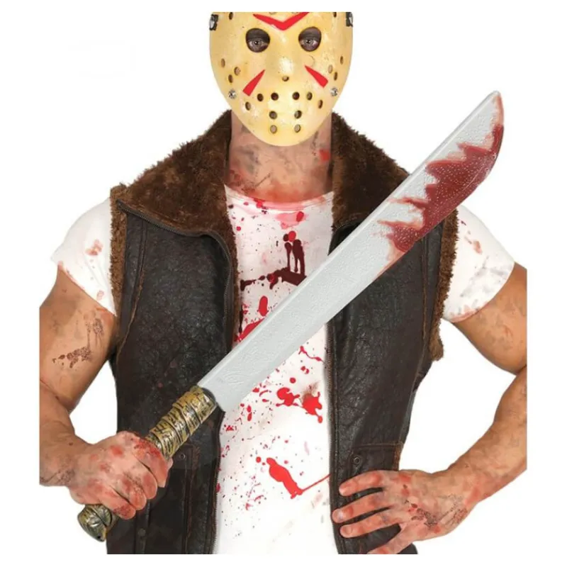 Machete con Sangre 74 Cm Armas, Espadas Y Escudos Disfraces|Accesorios Halloween Y Terror
