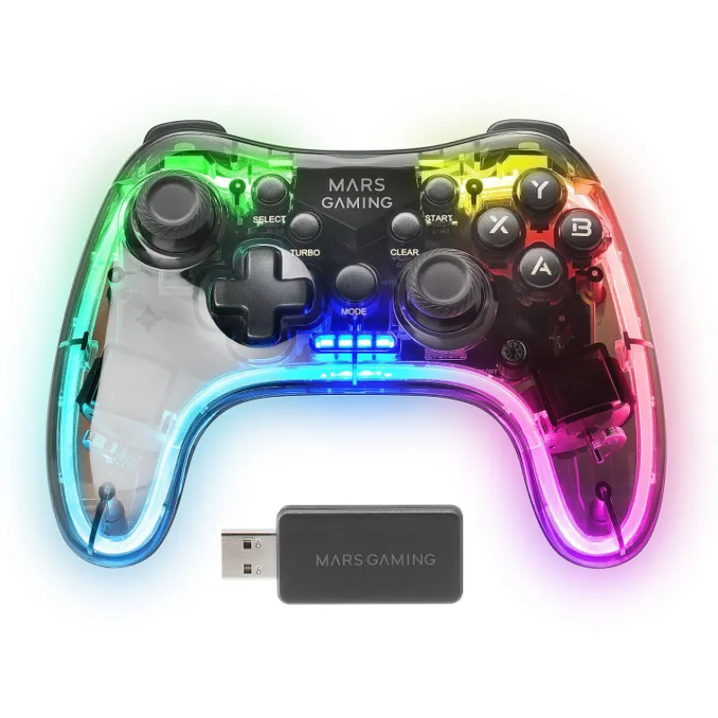 Online Mando Inalámbrico 2.4 GPRO MGP-24 Neón Mandos Y Volantes Pc Gaming
