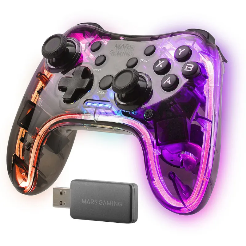 Online Mando Inalámbrico 2.4 GPRO MGP-24 Neón Mandos Y Volantes Pc Gaming