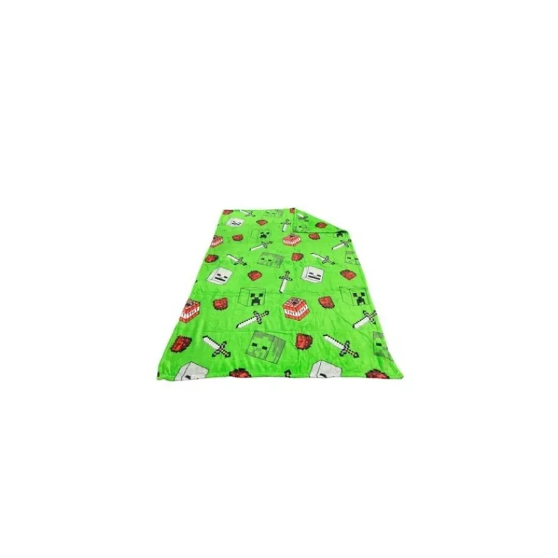 Discount Manta Minecraft 110x150cm coralina Niños Ropa Y Téxtil: Cosas Que Ponerse Para Niños |Minecraft