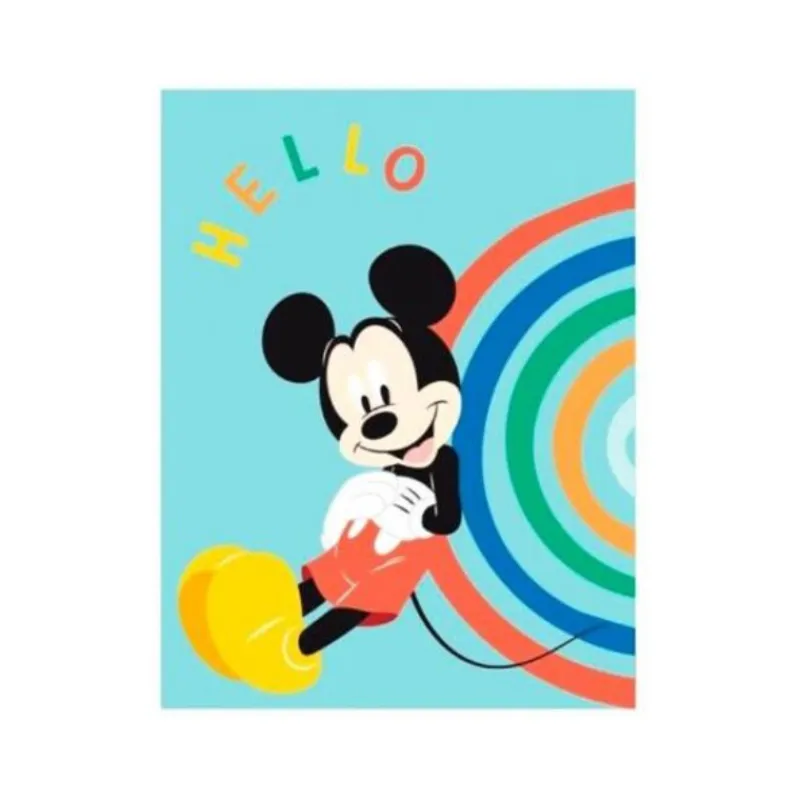 New Import Películas Y Personajes De Disney ·Mickey & Minnie|Disney Hogar^Manta polar Disney Mickey Mouse Hello