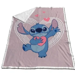 Otros Fabricantes Películas Y Personajes De Disney ·Lilo Y Stitch|Disney Hogar^Manta polar Stitch Disney