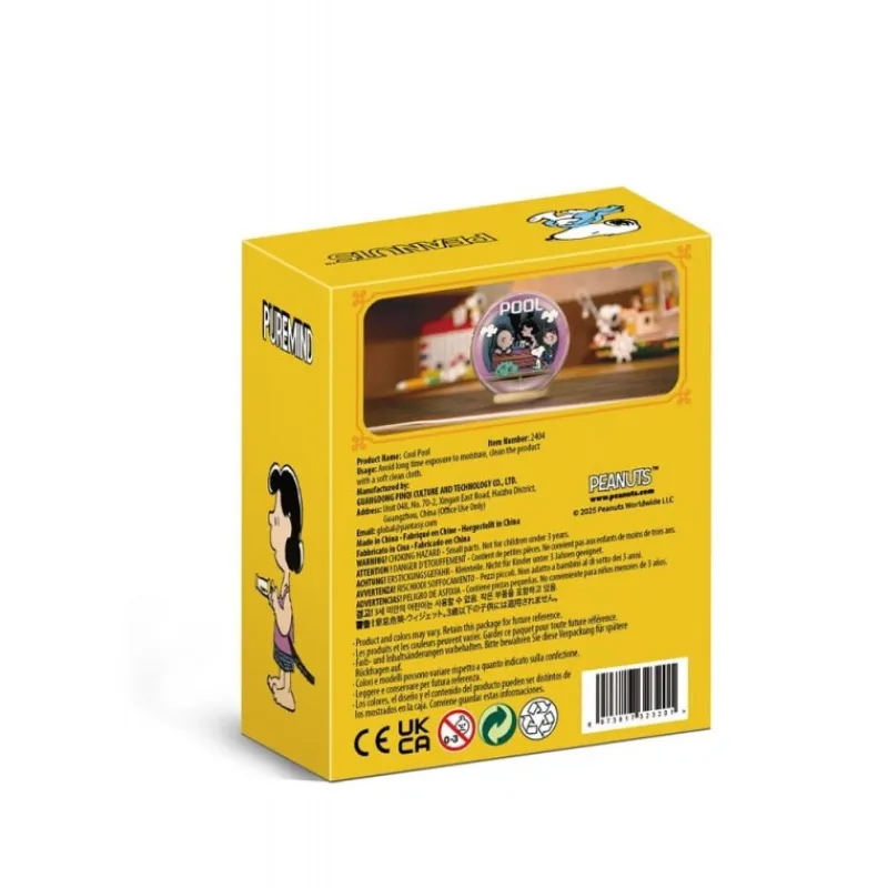 Pantasy Juguetes, Figuras Y Más Regalos Para Peques|Snoopy^Maqueta Peanuts Puremind Wooden Theater Globe Cool Pool