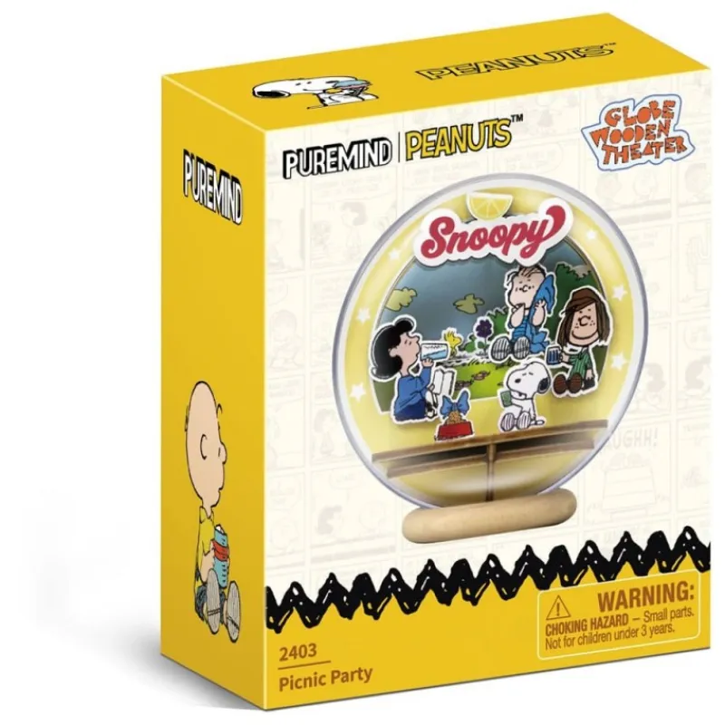 Pantasy Juguetes, Figuras Y Más Regalos Para Peques|Snoopy^Maqueta Peanuts Puremind Wooden Theater Globe Picnic Party