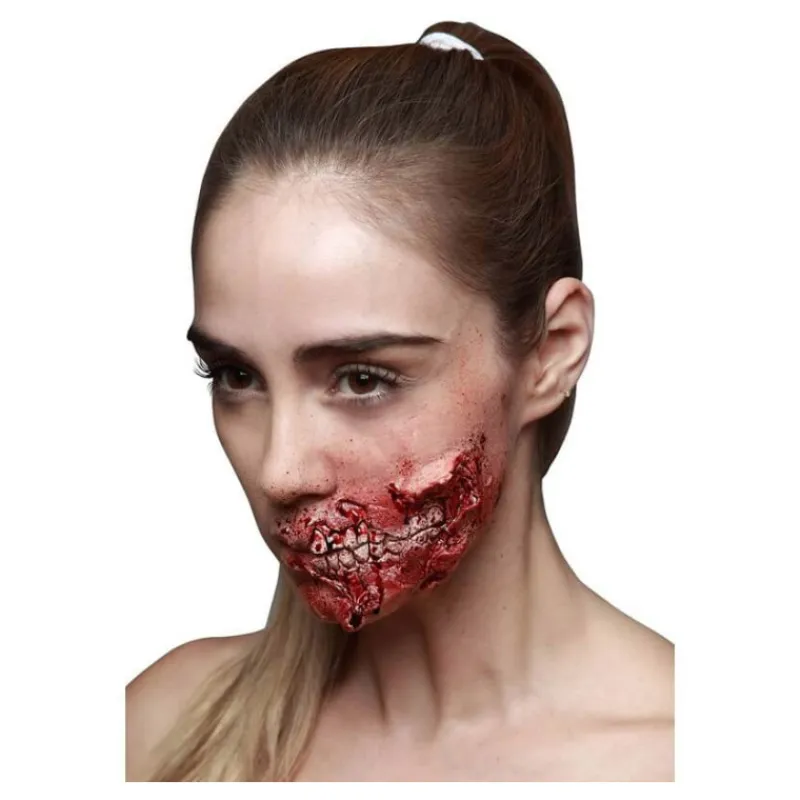 Disfrazzes Maquillaje Para Disfraces^Maquillaje FXs Boca descarnada Zombie de Látex