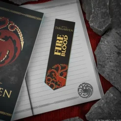 Cinereplicas Juego De Tronos Y La Casa Del Dragón ^Marcapáginas metal Targaryen Game of Thrones