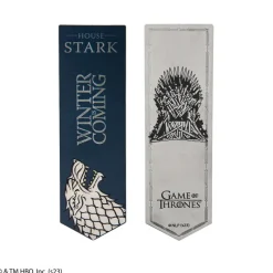 Cinereplicas Juego De Tronos Y La Casa Del Dragón ^Marcapáginas metal Stark Game of Thrones
