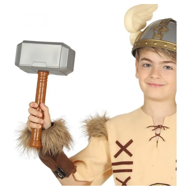 New Martillo de Vikingo 29 cm Armas, Espadas Y Escudos Disfraces
