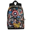 Sale Marvel Capitán América Comic Mochila Pequeña HS FAN, Multicolor Superhéroes Marvel